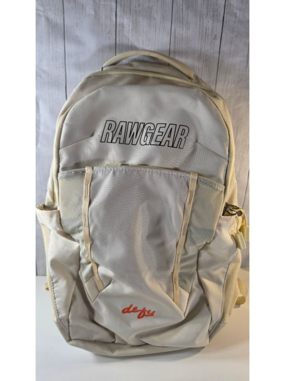 RAWGEAR DEFY BACKPACK GREY BEIGE GYM TACTICAL TRAVEL BAG INSULATED MEAL PREP POC